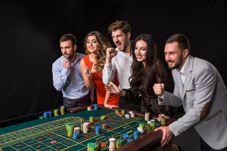 Live baccarat dealer at sm605 download studio with multi-camera setup